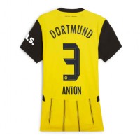 Camiseta Borussia Dortmund Waldemar Anton #3 Primera Equipación Replica 2024-25 para mujer mangas cortas